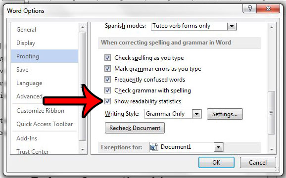 check readability in word for mac